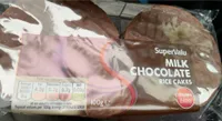 Milk chocolate rice cakes