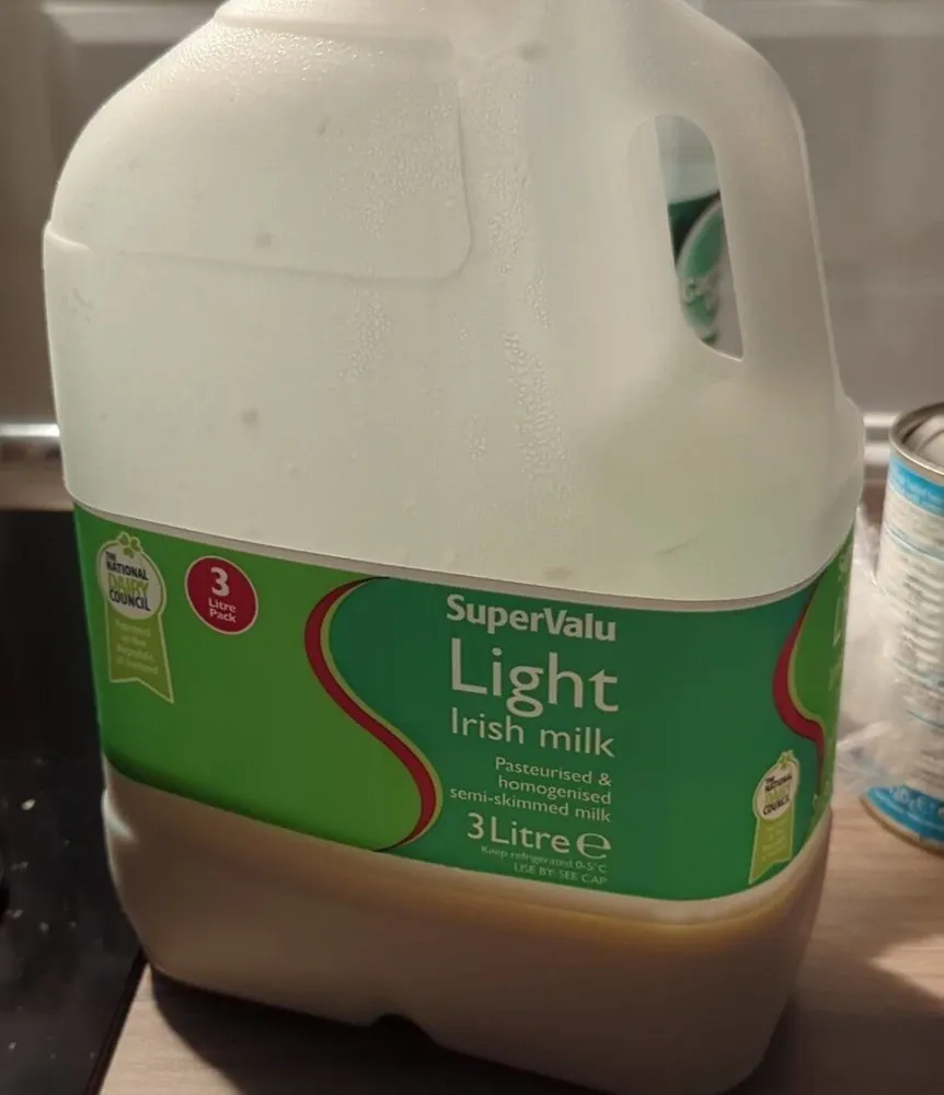 Light Irish milk