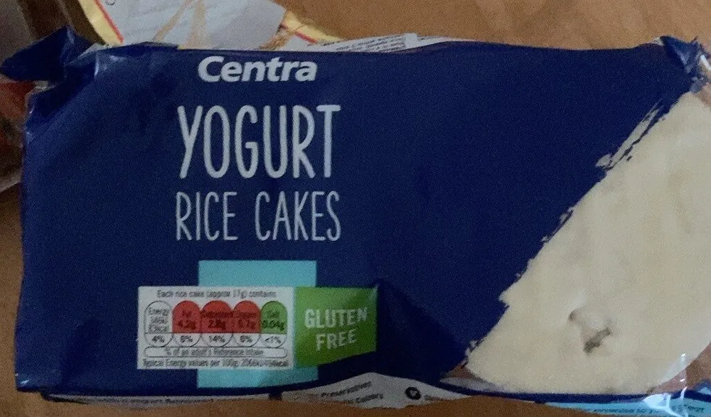 Yogurt rice cakes