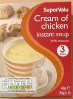 Cream of chicken soup sachet