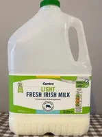 Light fresh irish milk