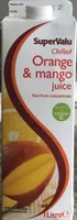 Chilled orange & Mango juice