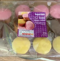 12 Pack Iced Queen Cakes