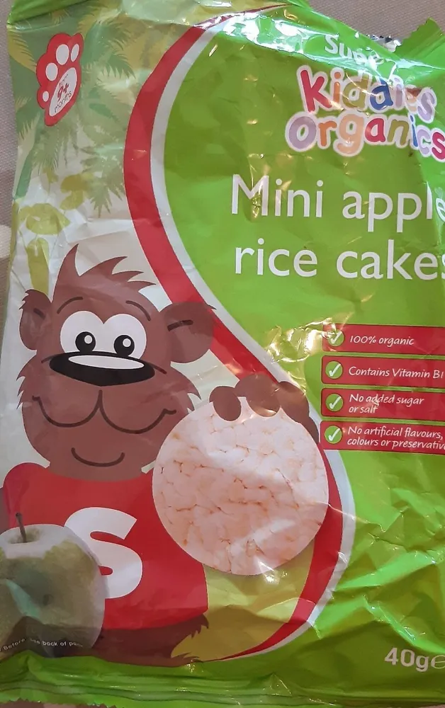 Mini apple rice cakes