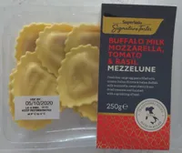 Buffalo Milk Mozzarella, Tomato & Basil Mezzelune