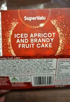 Iced Apricot And Brandy Fruit Cake