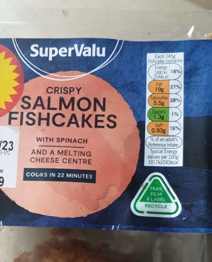 Salmon fishcakes