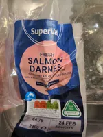 Salmon darnes Garlic butter