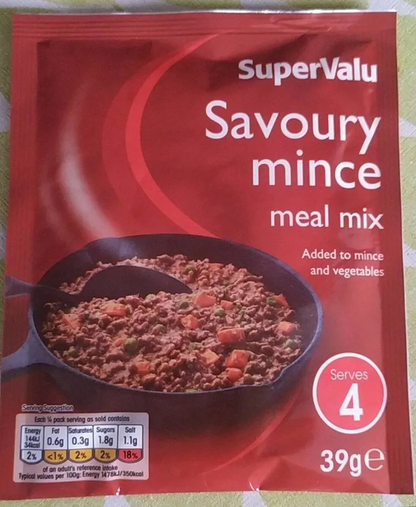 Savoury mince meal mix