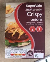 Steak & onion crispy onions