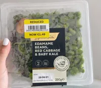 Edamame Beans, Red Cabbage & Baby Kale