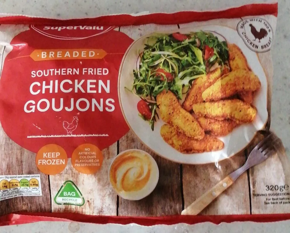 Southern fried chicken goujons