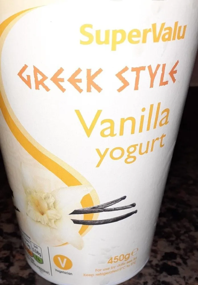 Greek style vanilla yogurt