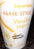 Greek style vanilla yogurt