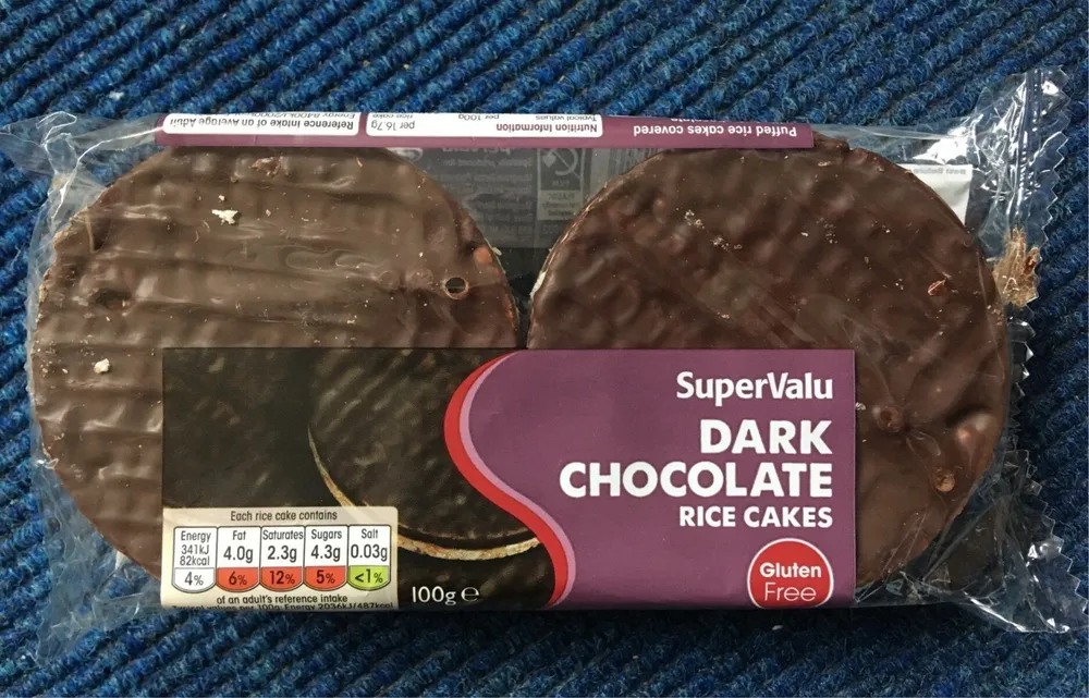 Dark Chocolare rice cakes