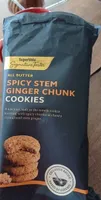 Spicy stem ginger chunk cookies
