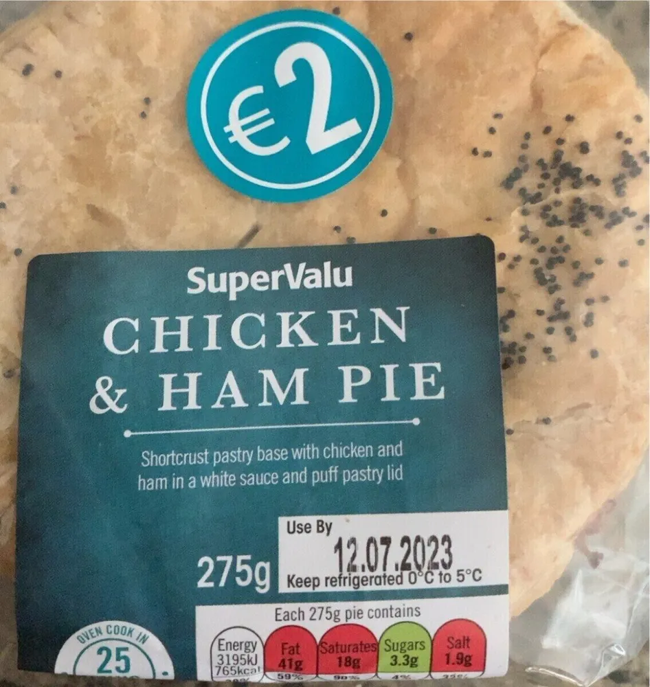 Chicken and ham pir