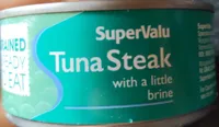 Tuna steak with a little brine