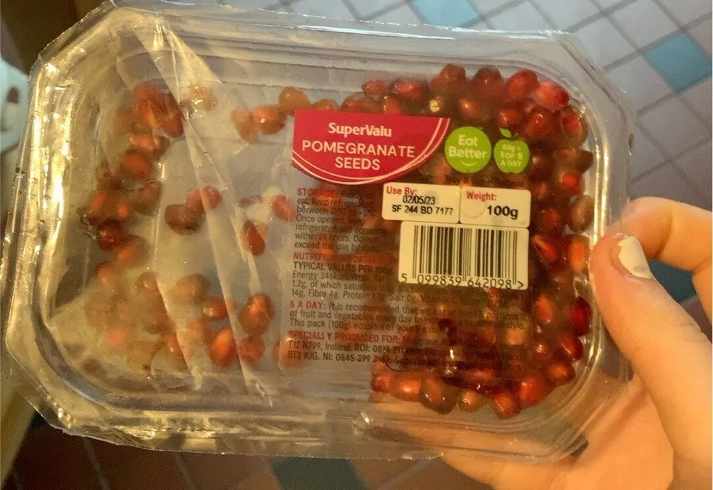 pomergranate seeds