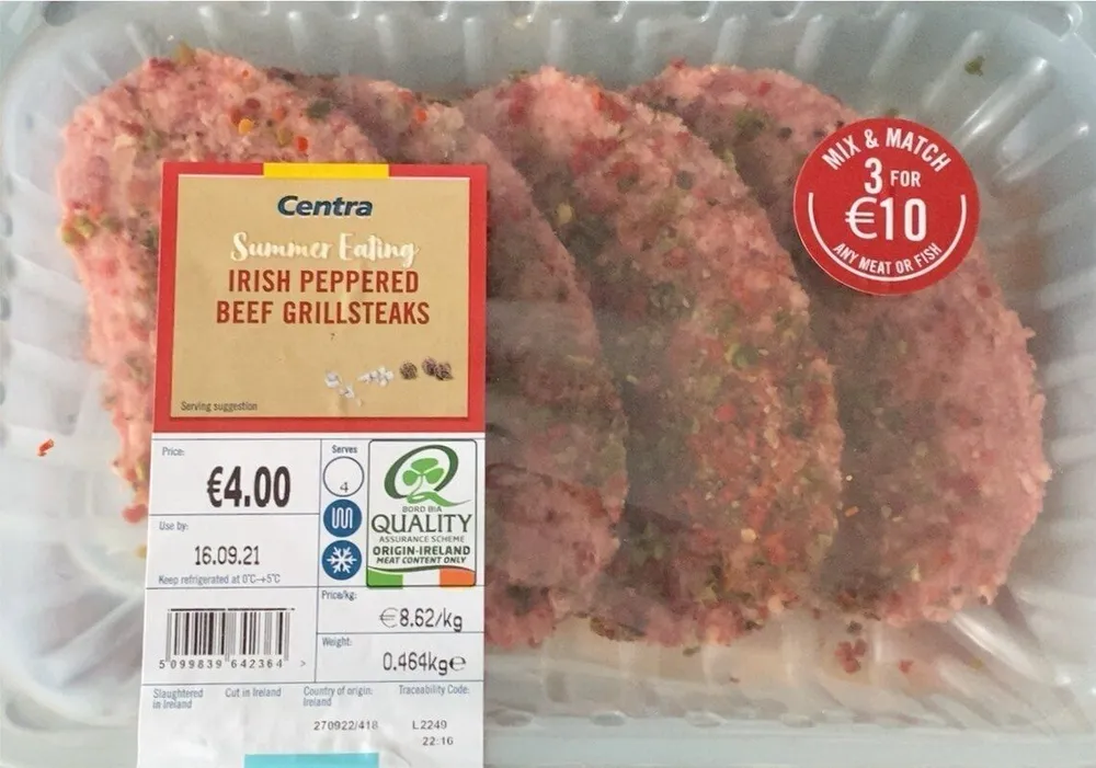 Irish peppered Beef Grillsteaks
