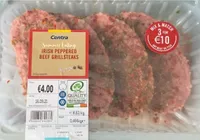 Irish peppered Beef Grillsteaks