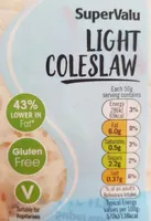 Light coleslaw
