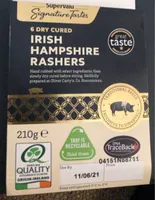 Irish hampshire rashers