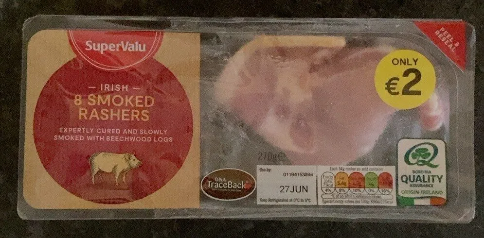 8 Smoked Rashers