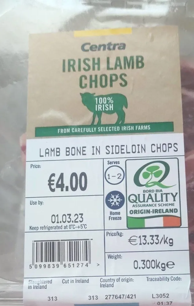 Lamb chops