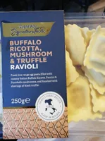 Buffalo ricotta mushroom and truffle ravioli