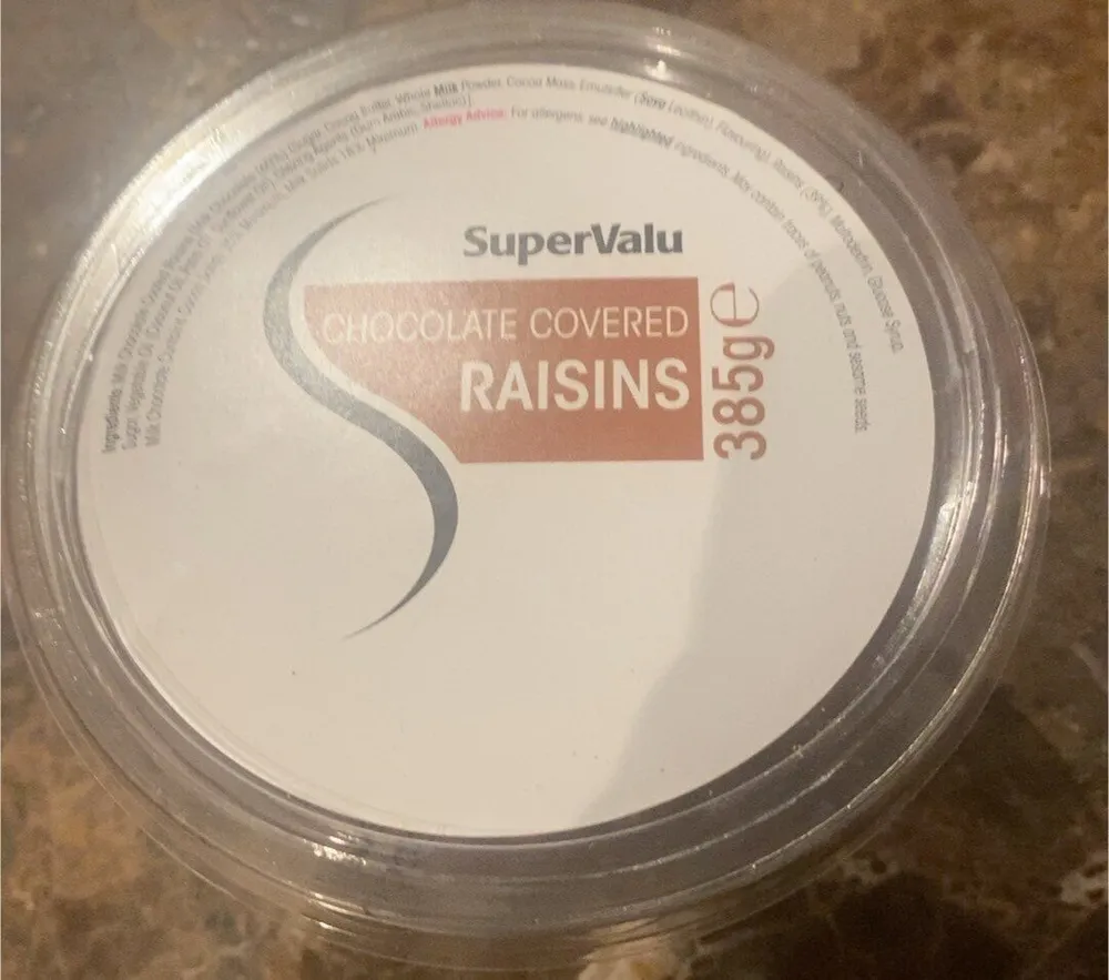 Chocolate rasins