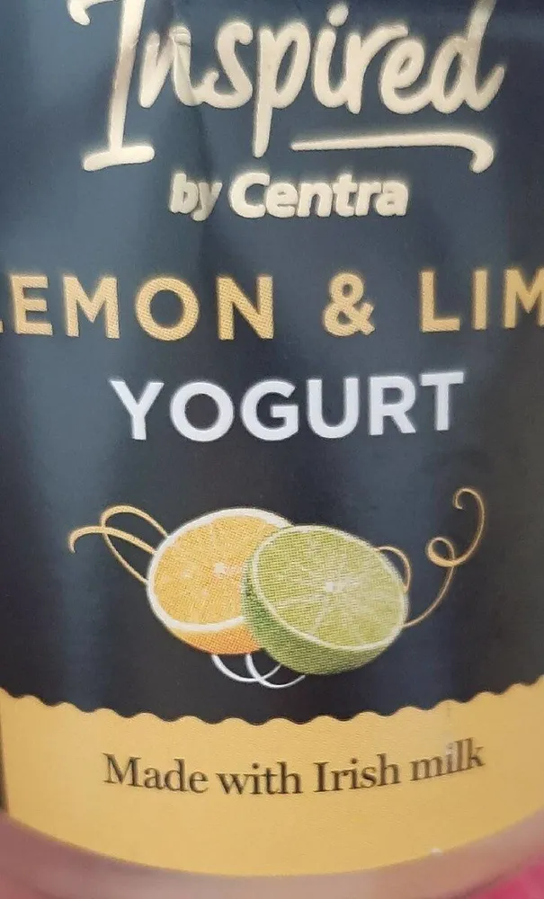 Lemon and lime yogurt