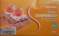 Sesame crispbread