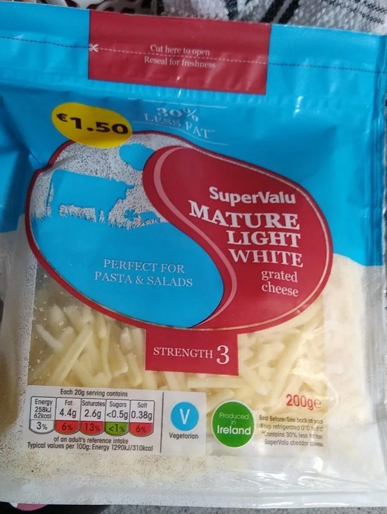 SC Grated Red/Fat cheese 250g