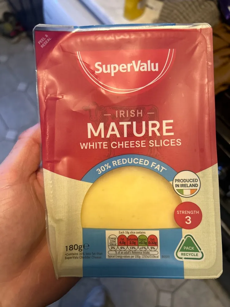 Irish Mature White Cheddar Cheese
