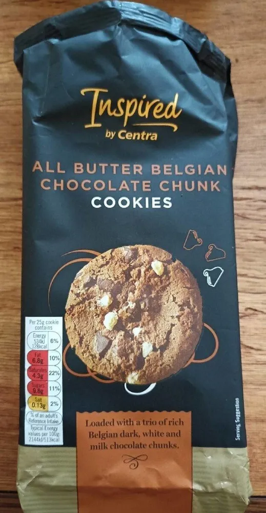 All butter belgian chocolate chunk cookies