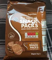 milk chocolate snack packs mni rice cakes
