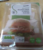 Wafer thin turkey slices