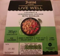 Coconut & lemongrass chicken with noodles