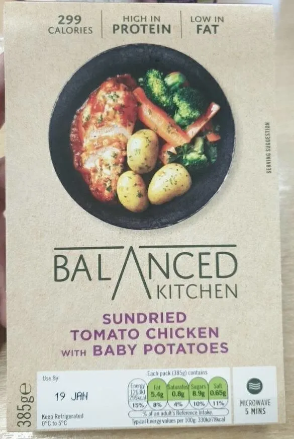 Sundried Tomato chicken with baby potatoes