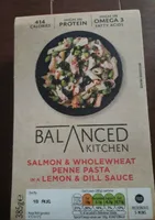 Salmon & wholewheat penne pasta