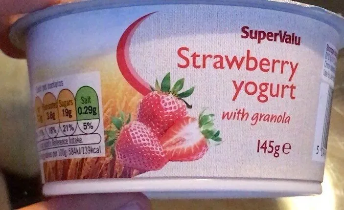 strawberry yogur