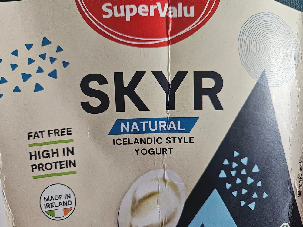Skyr Natural Yoghurt Icelandic