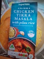chicken tikka masala with pilau rice
