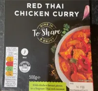 Red Thai chicken curry