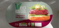 2 beetroot and kale burgers