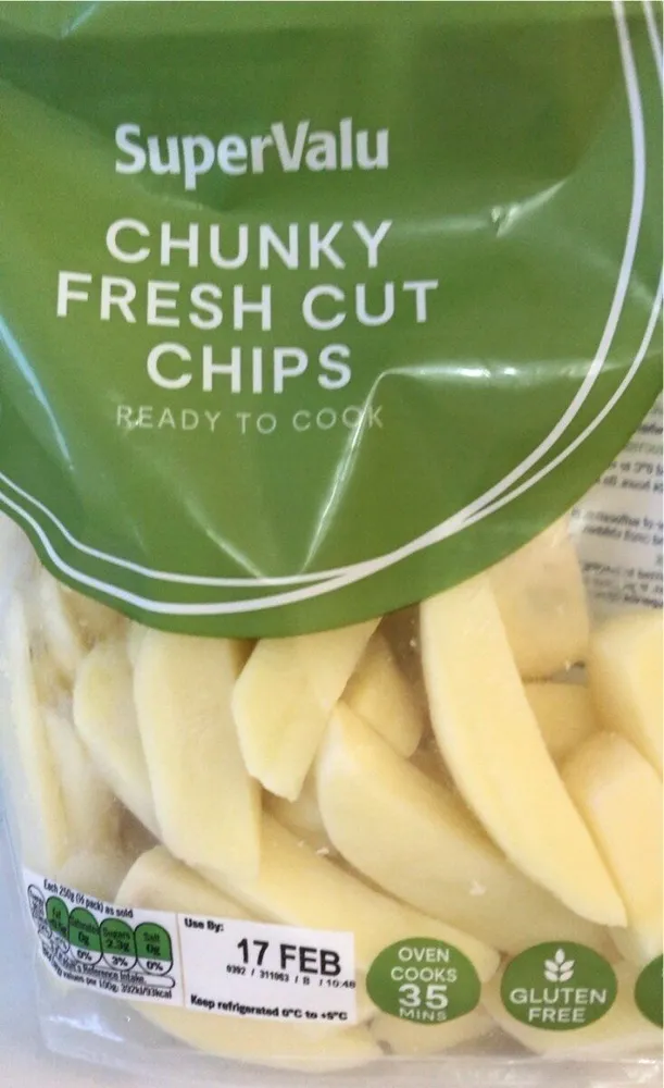 Chubky fresh cut chips