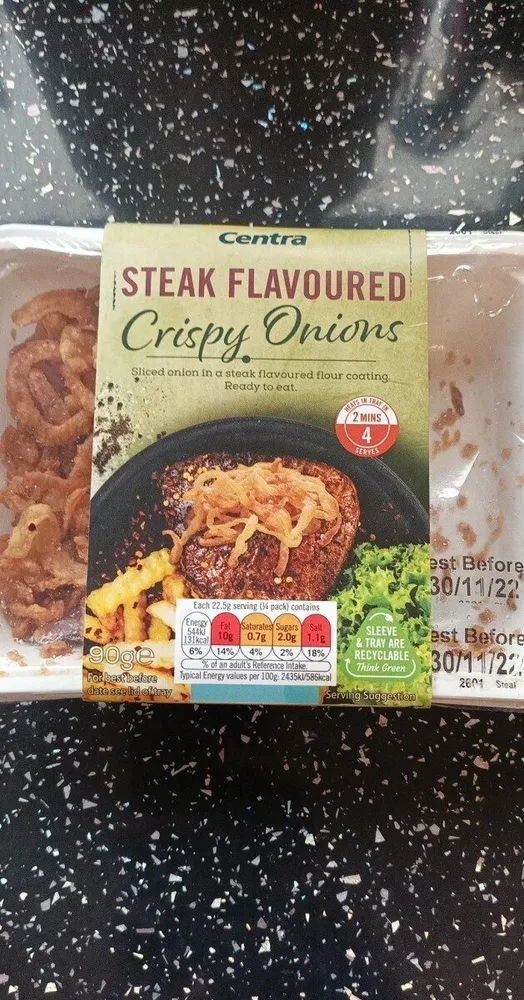 Steak Flavoured Crispy Onions
