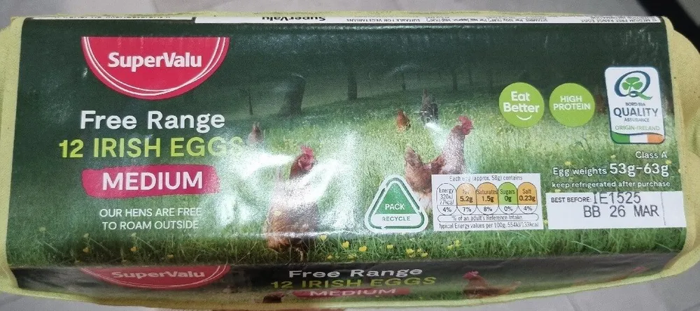 Free Range Irish Eggs
