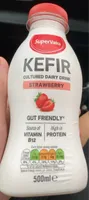 Kefir strawberry drink